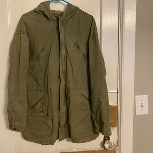 American Eagle Cargo Jacket w Hood